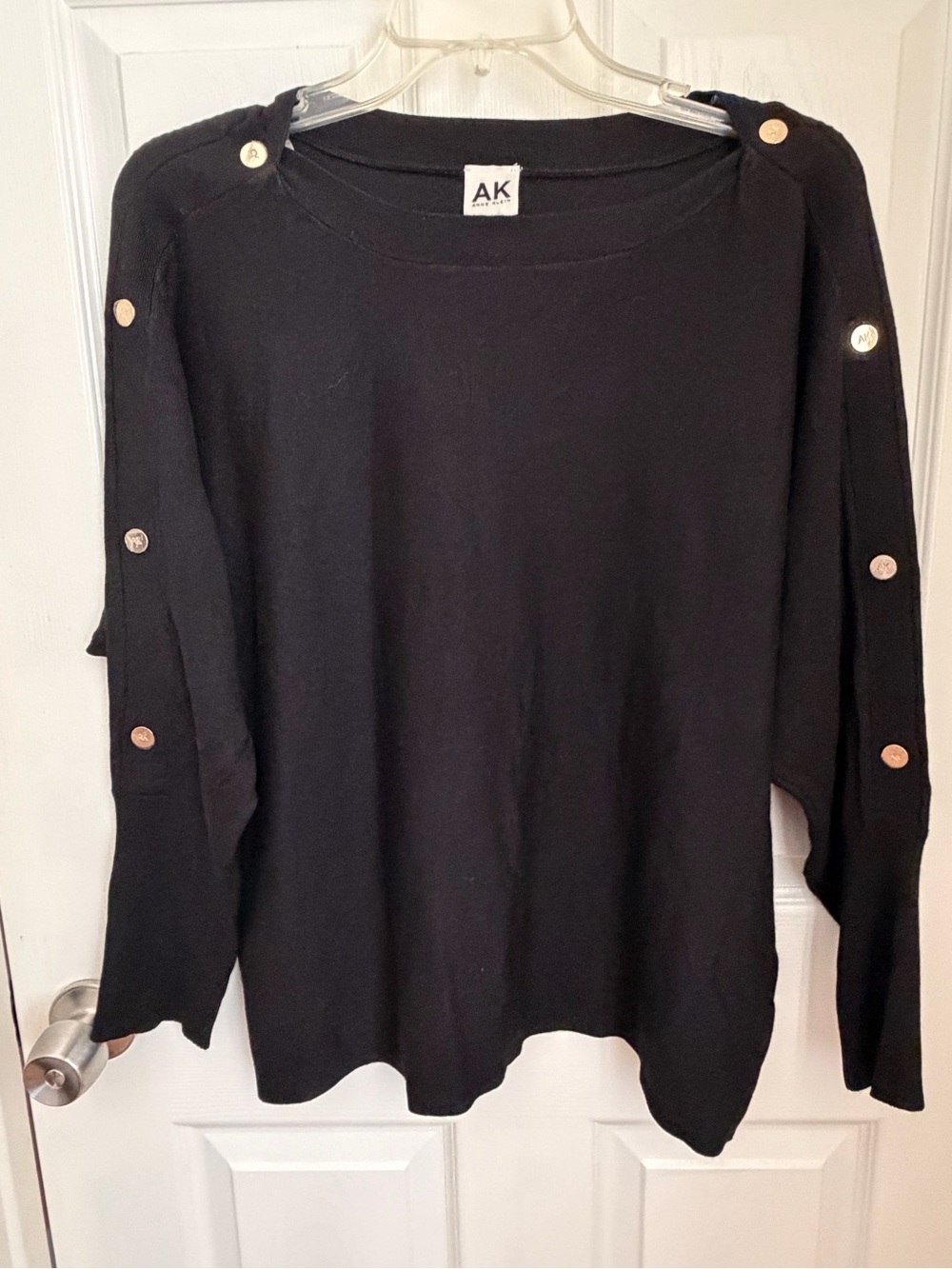 AK Anne Klein Knit Top, Size Petite XL, EUC